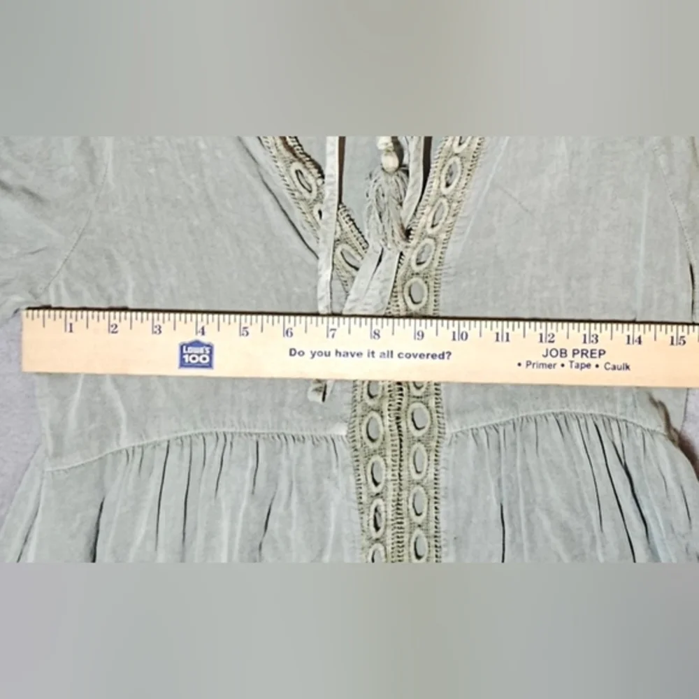 Altard State Woman's Cold Shoulder‎ Dress Size S Embroidered Design With Ribbon. - Picture 5 of 12